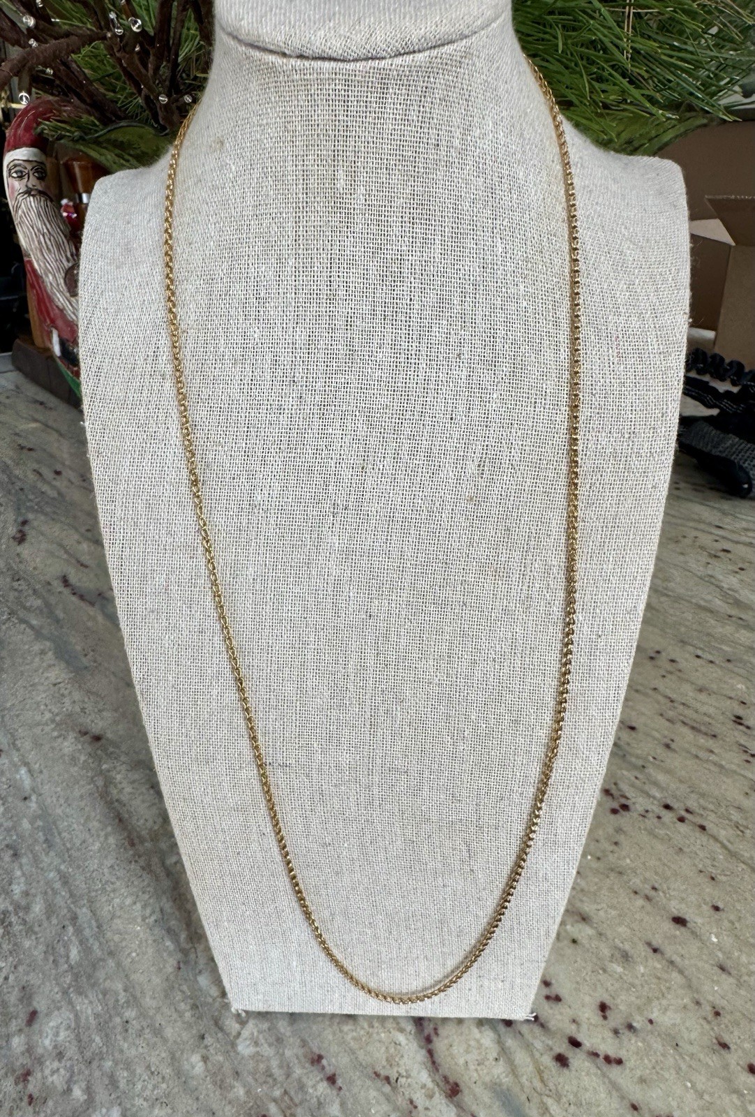 VTG Unoaerre 18K Gold Rare Loop In Loop Link Chai… - image 4