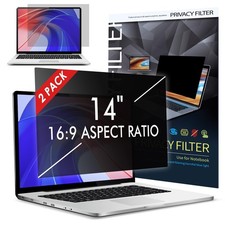 14 Inch 169 310x174mm Laptop Privacy Screen Filter AntiBlue Light 2 PCS
