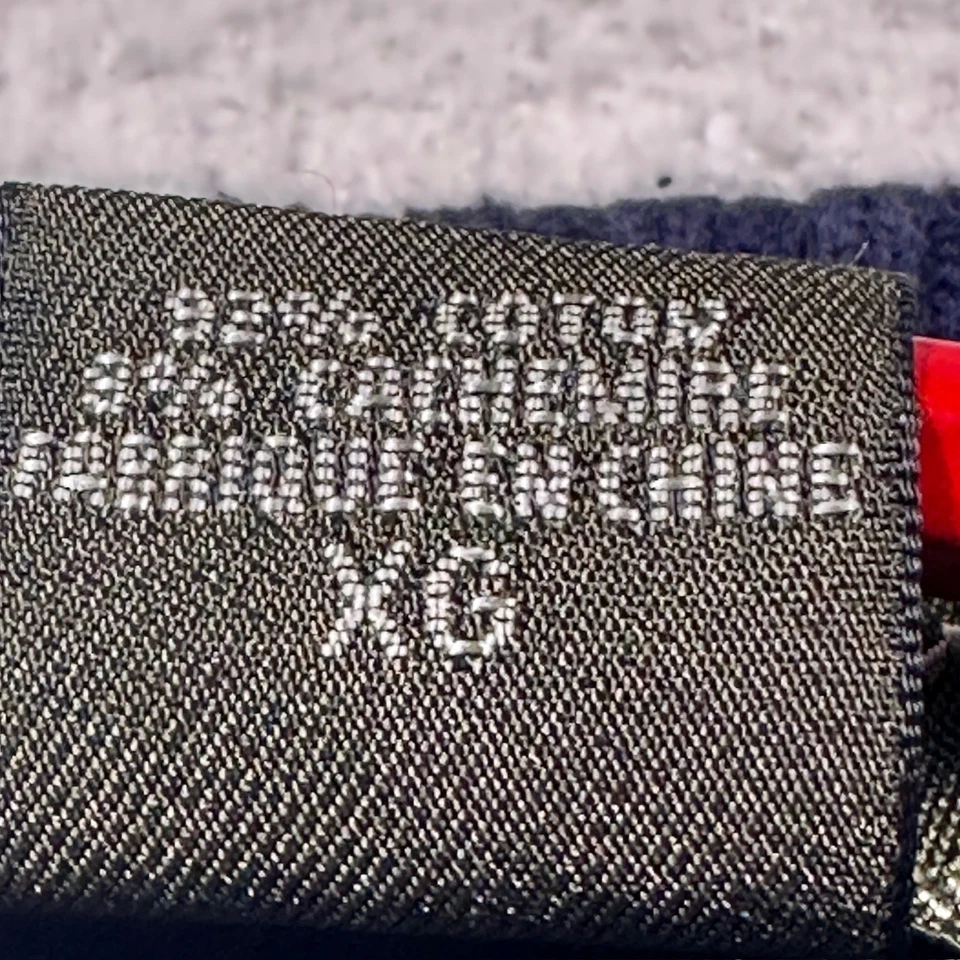 Vintage Y2K Eddie Bauer Mens XL Vest Sweater Knit Cotton Cashmere Blue - Image 4 of 4