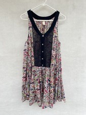 ✨ Zimmermann 100% Cotton Sleeveless Floral Button Up Beach Dress Tunic Size 1 10