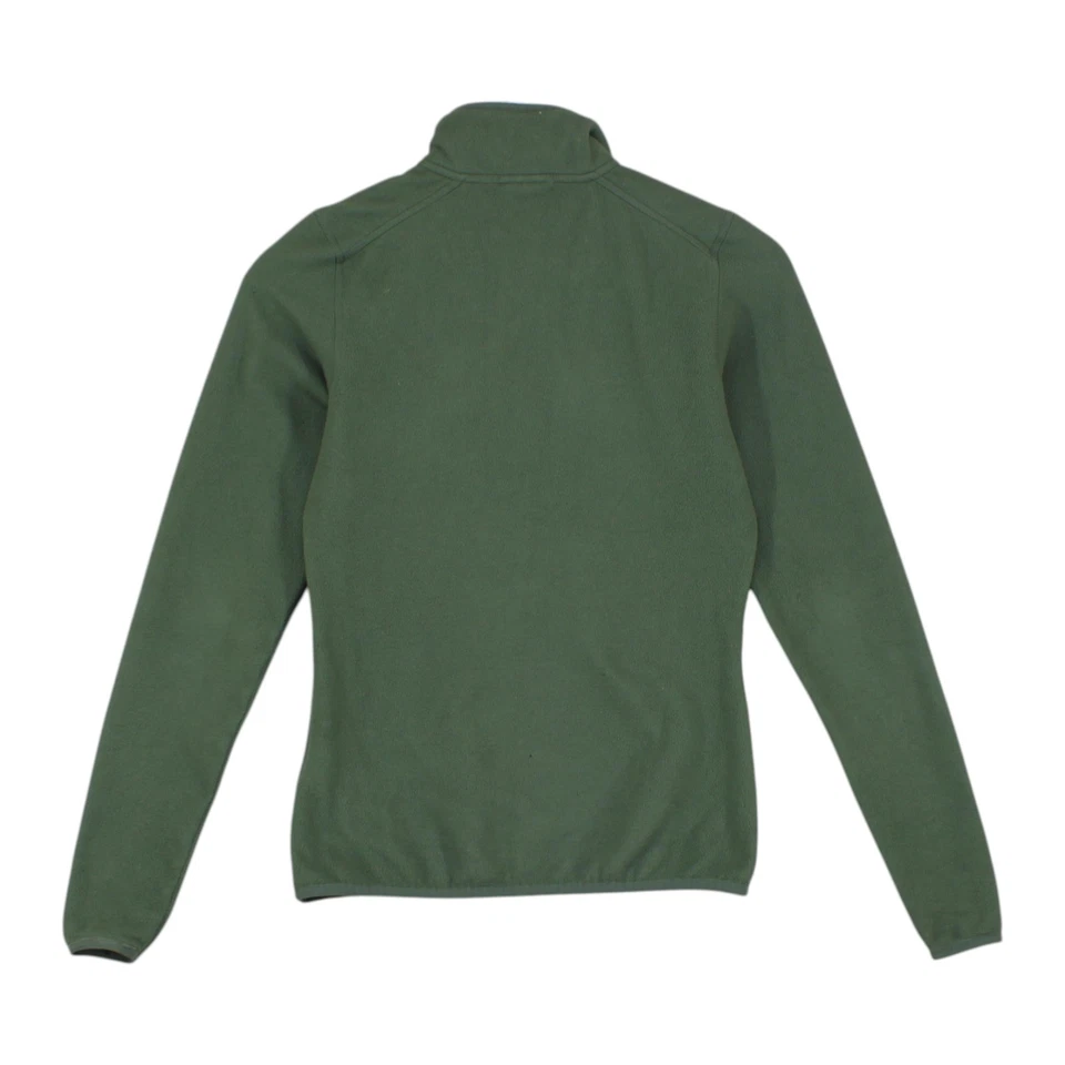 North Face 1/4 Zip Fleece Womens Size XS Green Lightweight Pullover - Image 2 of 4
