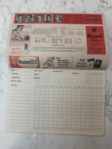 San Francisco GIANTS Program And Scorecard 1966. Candlestick Park. Unscored - Picture 3 of 5