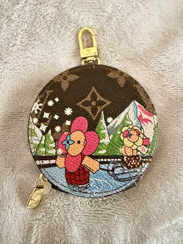 Louis Vuitton  Limited Edition Monogram Canvas Vivienne Round Coin Purse