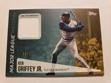 18/50 GOLD 2019 Topps Update Major League Materials Ken Griffey Jr #MLM-KG