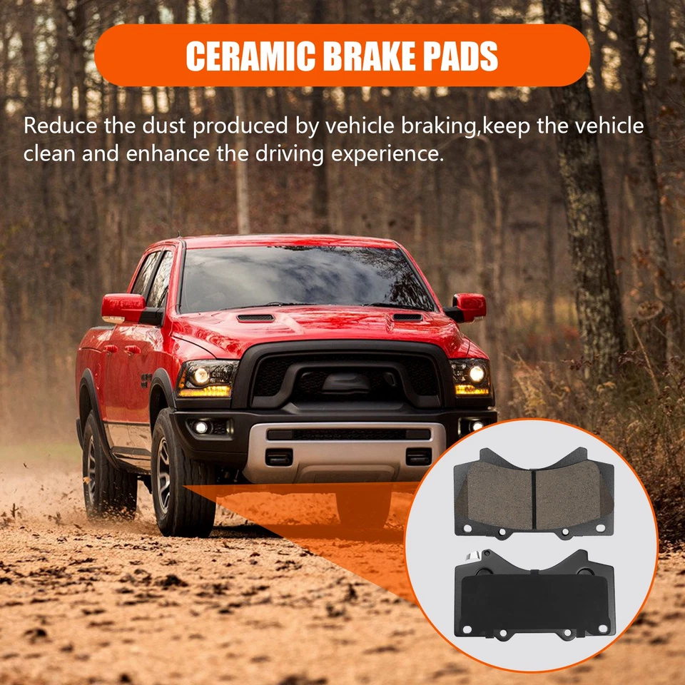 Pastillas de freno delanteras de cerámica para Toyota Land Cruiser 2008-2021 5,7 L especificaciones originales Foto 4 de 4