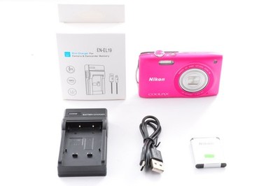 Nikon COOLPIX S3300 16.0MP Digital Camera - Silver for sale online