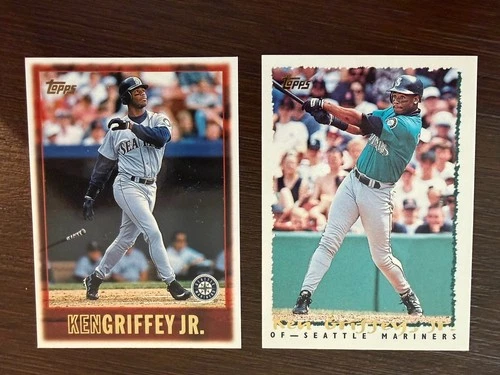 New ListingKen Griffey Jr. Baseball Card Lot - 1995 Topps #397, 1997 Topps #300