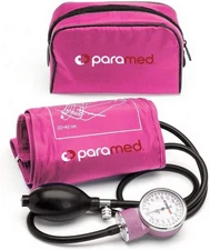 PARAMED Aneroid Sphygmomanometer – Manual Blood 1 Count (Pack of 1), Pink 