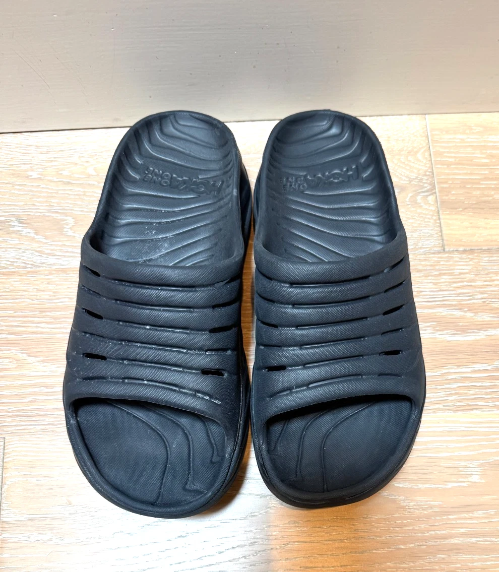 Hoka One One Women’s Ora Recovery Slide Sandals Black Size 10