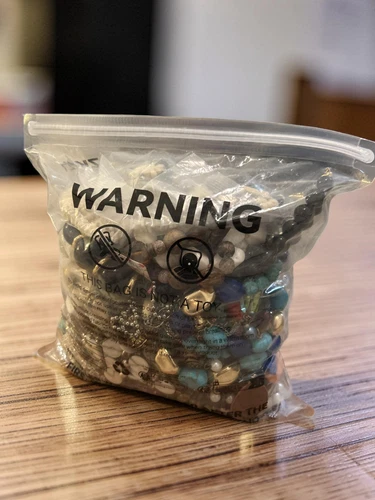 5.5 Lbs Vintage Estate Jewelry Lot Wearable Costume Necklaces/Rings/ Bracelets