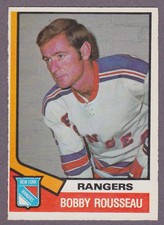 1974-75 O-Pee-Chee OPC Hockey Bobby Rousseau #326 New York NY Rangers NM/MT