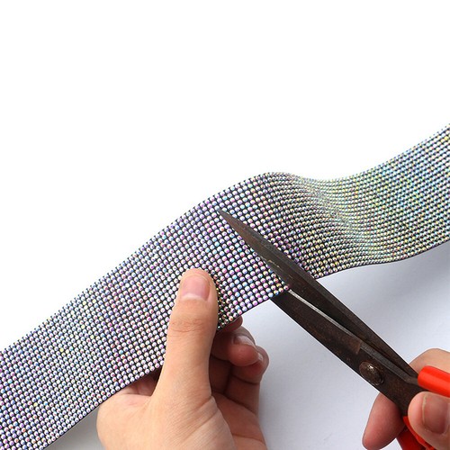 Bling Rhinestone Car Door Sill Scuff Cover Scratch Protector Sticker Accessories - Bild 7 von 12