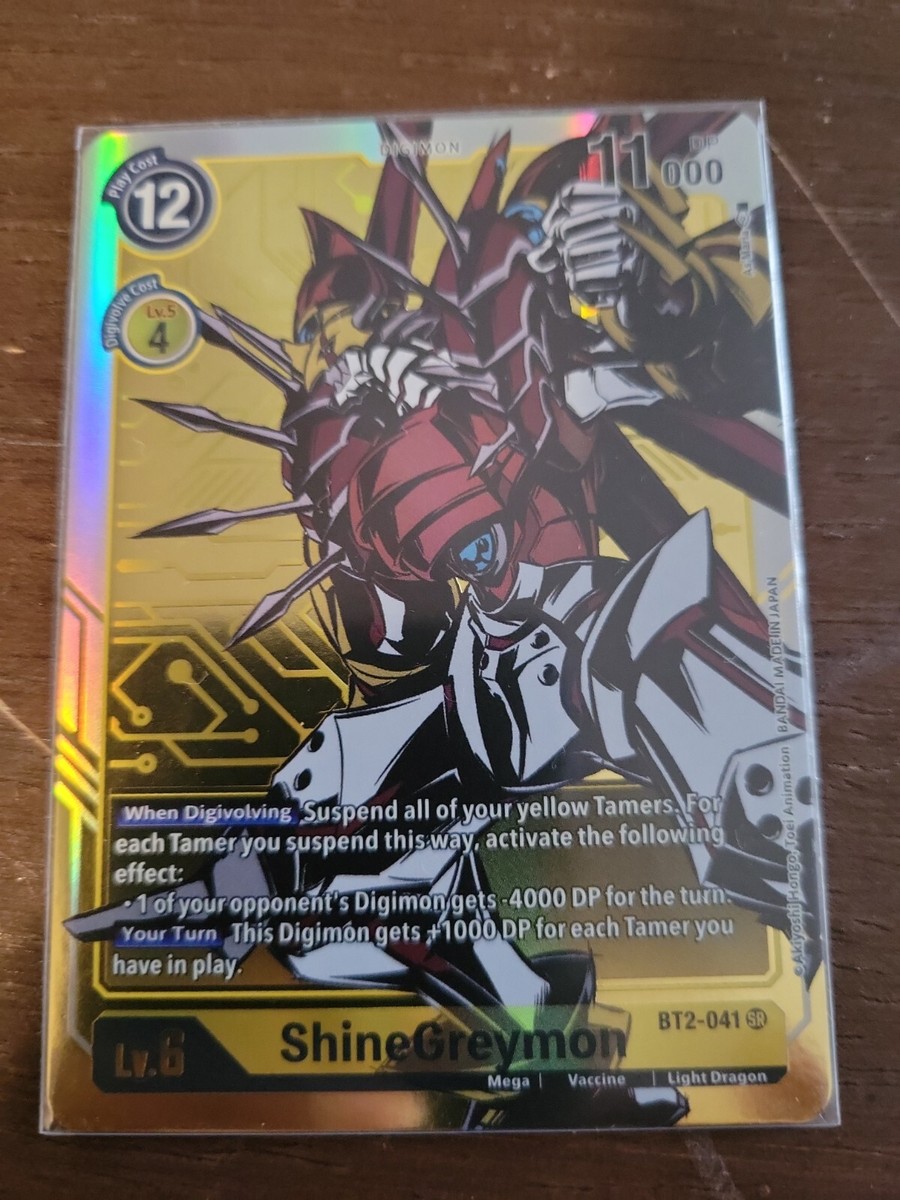 デジモン　レジェンズ　タリスダム ShineGreymon (Alternate Art) - Release Special Booster (BT01