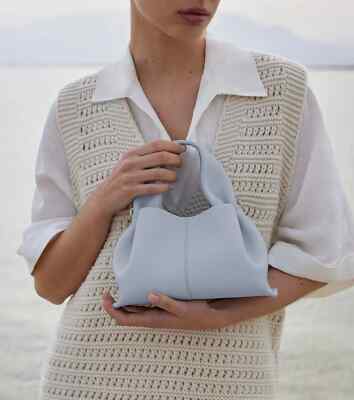 polene Bags Women Genuine Leather Cowhide Simple Dumpling Shape Shoulder Handbag