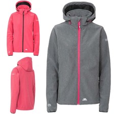 Trespass Ramona Ladies Softshell Waterproof Hooded Jacket Hiking Trekking Coat