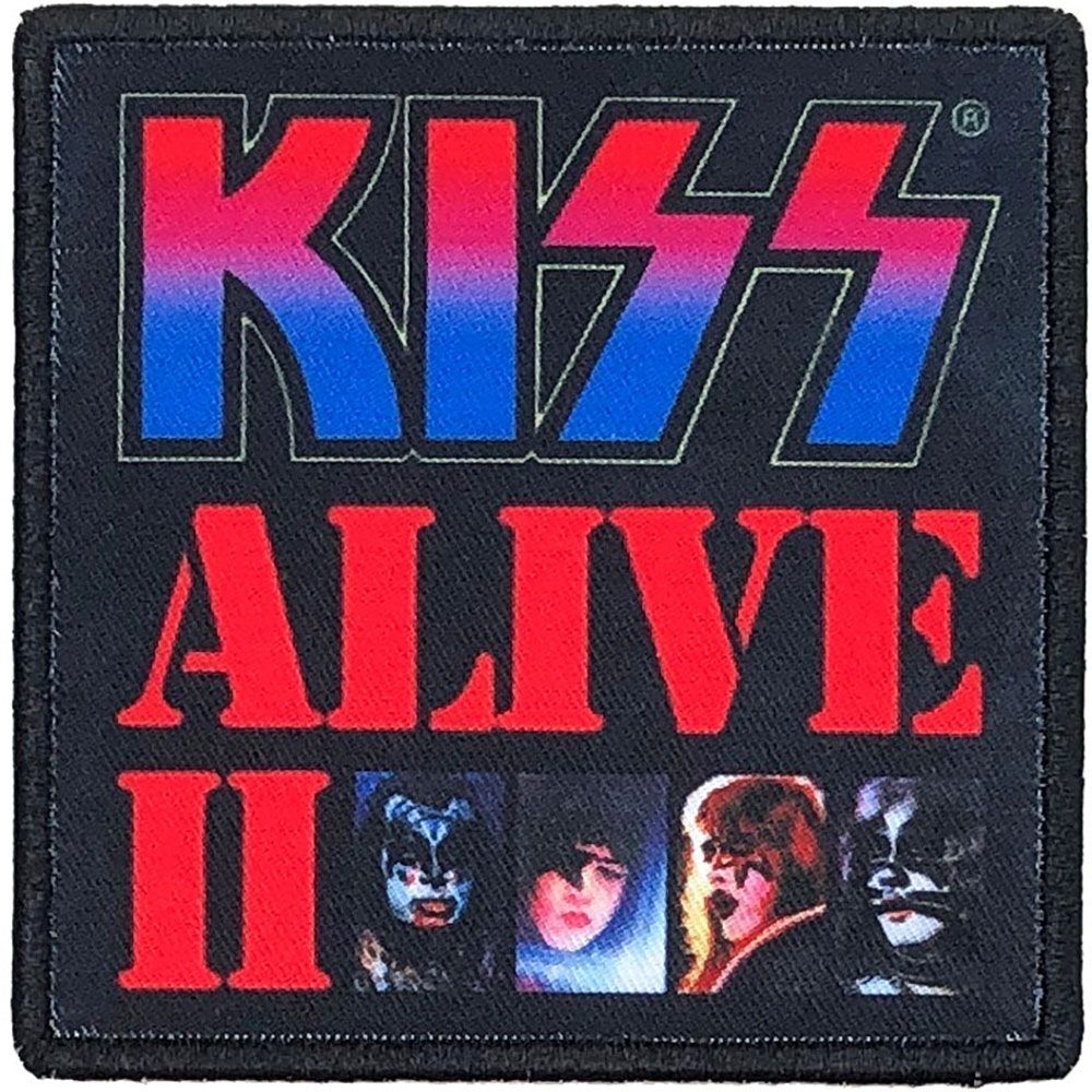 Gadget - Kiss: Alive Ii (Album Cover) Standard Patch (Toppa) Rock Off