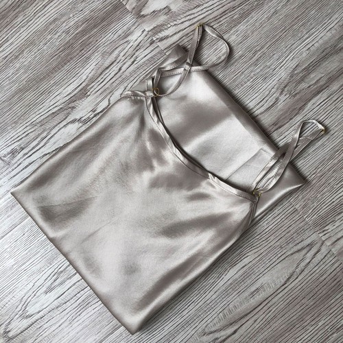 Mujeres 16MM Seda Cami Vestido sin Mangas Completo 100% Seda Bajo Vestido Ropa Interior Chemise - Imagen 23 de 42