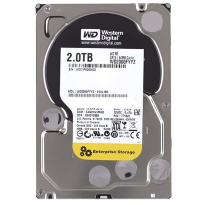 Western Digital WD2000FYYZ 2TB 7200RPM 64MB SATA 3.5
