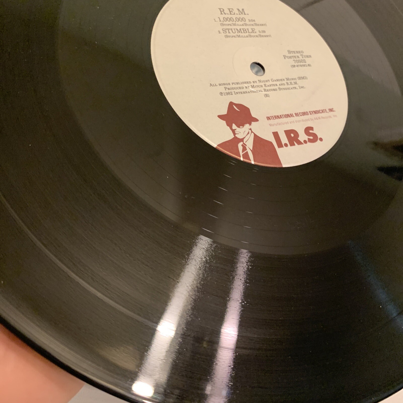 R.E.M. REM Chronic Town EP IRS 1982 Classic SP 70502 Vinyl Lp Rock R3