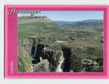 Postcard Voringsfossen Hardanger Eidfjord Norway