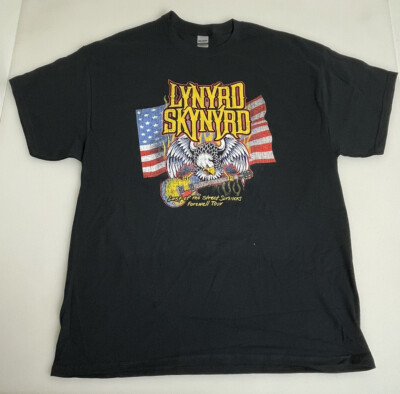 Lynyrd Skynyrd Last Of The Street Survivors Farewell Tour Adult XL T-Shirt NOS