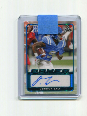2021 Leaf Pro Set Power Autographs Platinum Jerrion Ealy ARC Rookie Auto 73/99