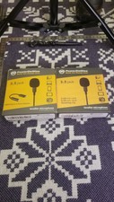 Lot Of 2 Powerdewise Wired 3.5mm Lavalier Microphones W Lightning Adapter