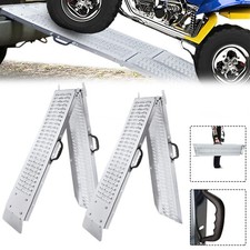 Auffahrrampe Anhängerrampe Rampe Verladerampe klappbar Motorrad 2pcs Laderampe