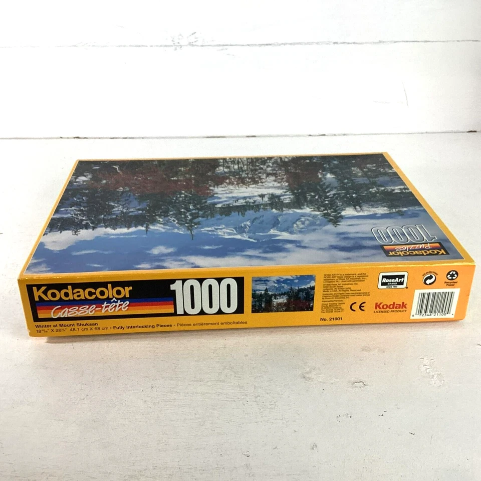 Rompecabezas Kodacolor Winter at Mount Suksan 1000 piezas sellado de fábrica Foto 3 de 4