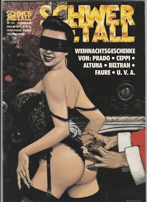   SCHWERMETALL #143, Alpha 1991 COMICHEFT TOP Z1 *Fantasy *Erotik *Sci-Fi