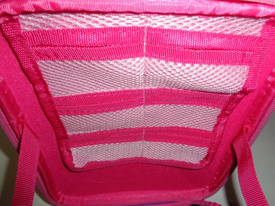 Genuine Vtech InnoTab 2 Zippered Storage Tote/Case Purple/Pink with Hearts - Image 3 of 4