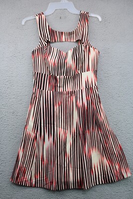 red black striped dress Red Striped Gothabilly Dress XL/2XL main image 0