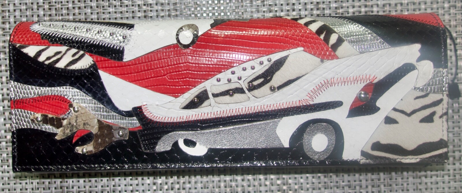 YVES SAINT LAURENT YSL POCHETTE POCHETTE Borsa a tracolla pelle di polpaccio. Cadillac.NUOVA RARA