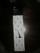 Nike Dry Head Tie Black White Logo; New