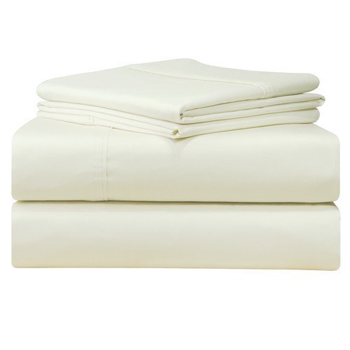 Pointehaven 4-teiliges 500 Fadenzahl 100% Ägyptische Baumwolle Cal King Lakenset * Neu - Bild 1 von 8