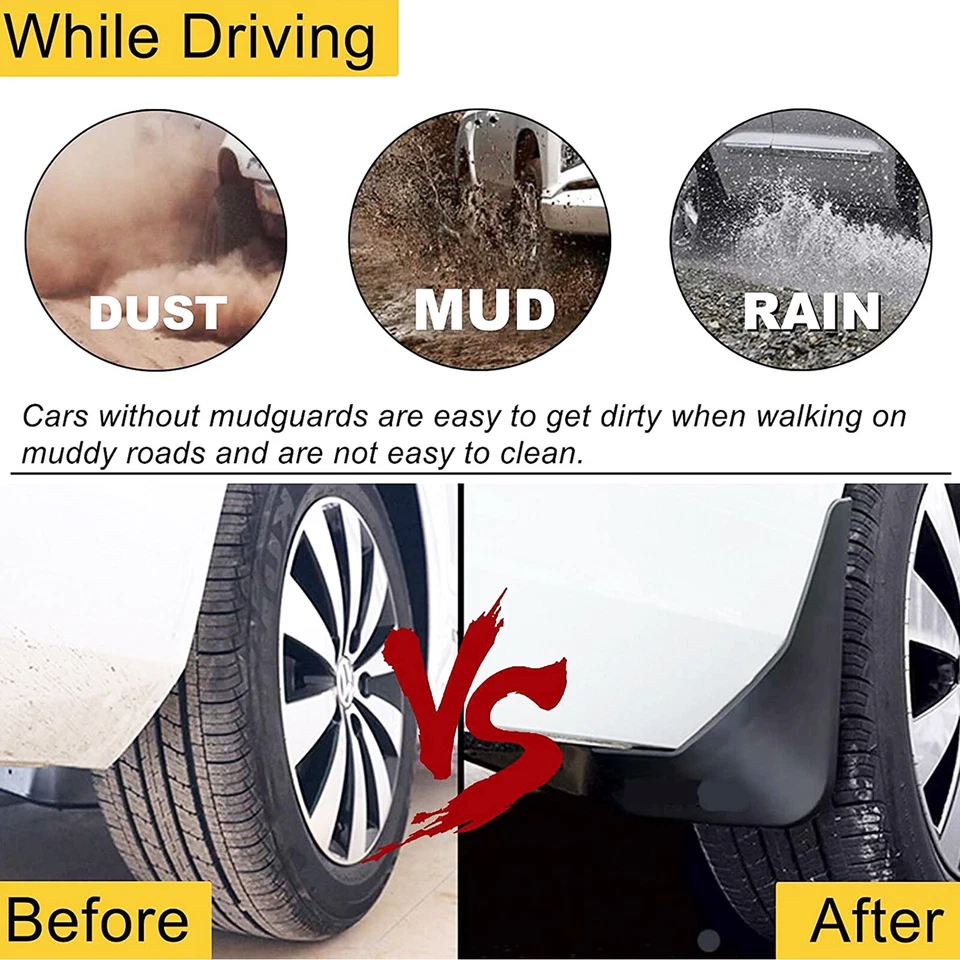 4x Guardabarros guardabarros guardabarros guardabarros para guardabarros Honda Accord 1998-2002 Foto 2 de 4