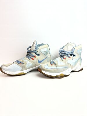 Nike Lebron 13 xiii Christmas Blue Mesh 816278-144 Men Sz 12 Preowned Nike Lebron 13 XIII Christmas Blue Mesh Basketball Shoe  main image 2