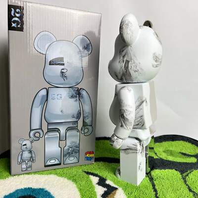Bearbrick 400% Electroplated Sorayama 2G Daniel 28cm High