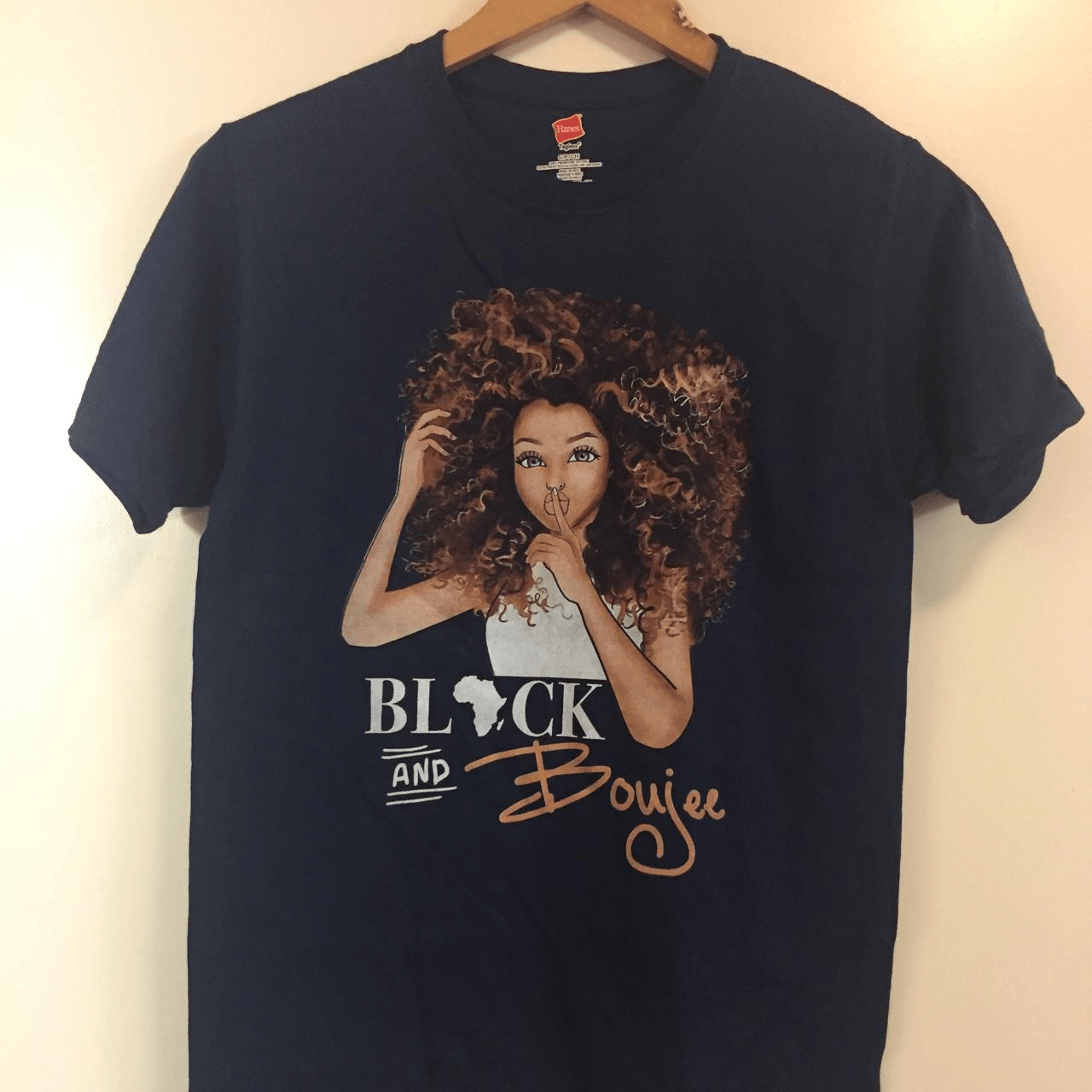 Black and Boujee Graphic T-Shirt in XL - Bold Streetwear Style