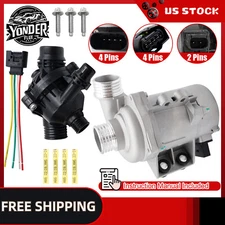 Water Pump W/ Thermostat & Bolt 11517586925 For BMW 128i 325i 328i 528i 530i X3