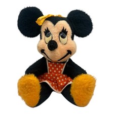 Vintage Original Walt Disney Plush Minnie Mouse from 1970's