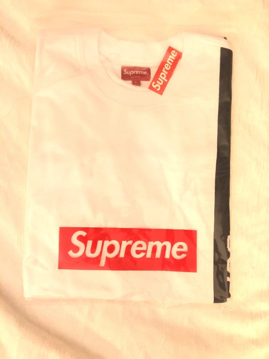 Supreme vertical logo stripe cheap