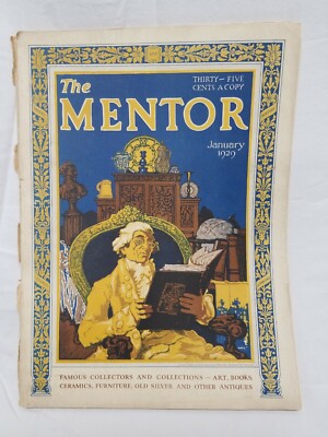 Antique January 1929 The Architect & Engineer Magazine THE MENTOR