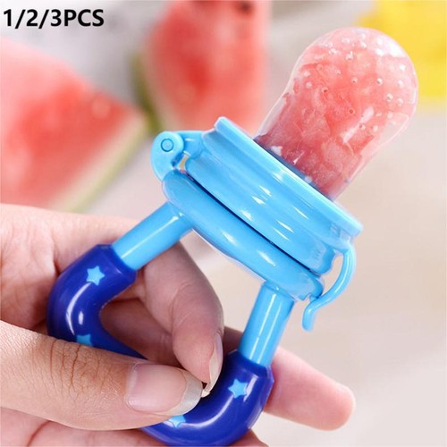 Mangiatoia Per Frutta In Silicone Per Massaggiagengive Per Bambini Piccoli ☆ - Photo 1 sur 10