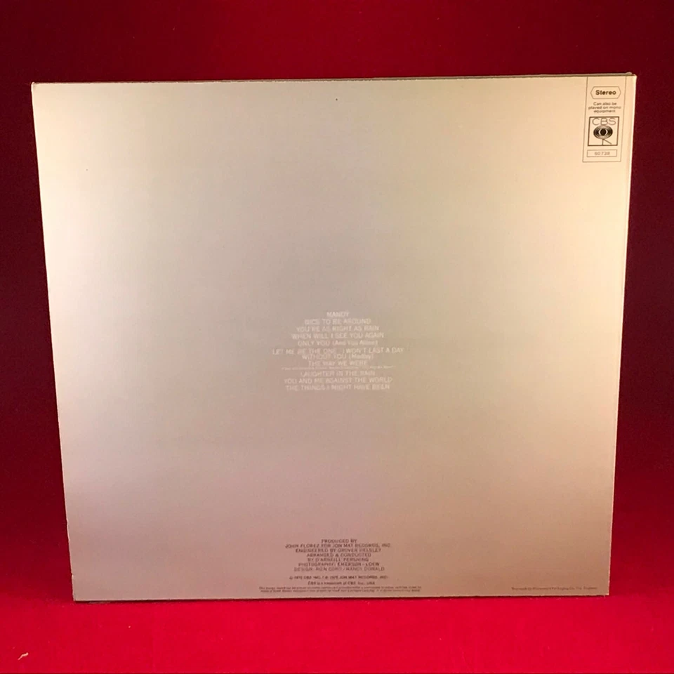 JOHNNY MATHIS When Will I See You Again 1975 UK Vinyl LP The Way We Were record - Image 2 of 3