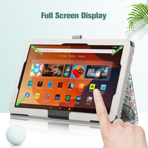 Case for Amazon Fire HD 10 (13th/11th Gen, 2023/2021) Slim Fit Folio Stand Cover - Picture 7 of 37