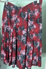 Lularoe 2XL Madison Skirt Multi Splashes of Color Full Swing EUC Made In USA