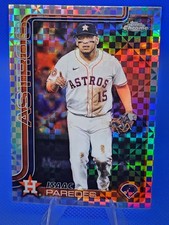 2025 Topps Chrome Update Series - Isaac Paredes #USC29 X-Fractor