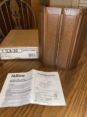 Vintage Nutone Repeating Door Chime LA 20 Cherry Hill Dark Cherry Finish