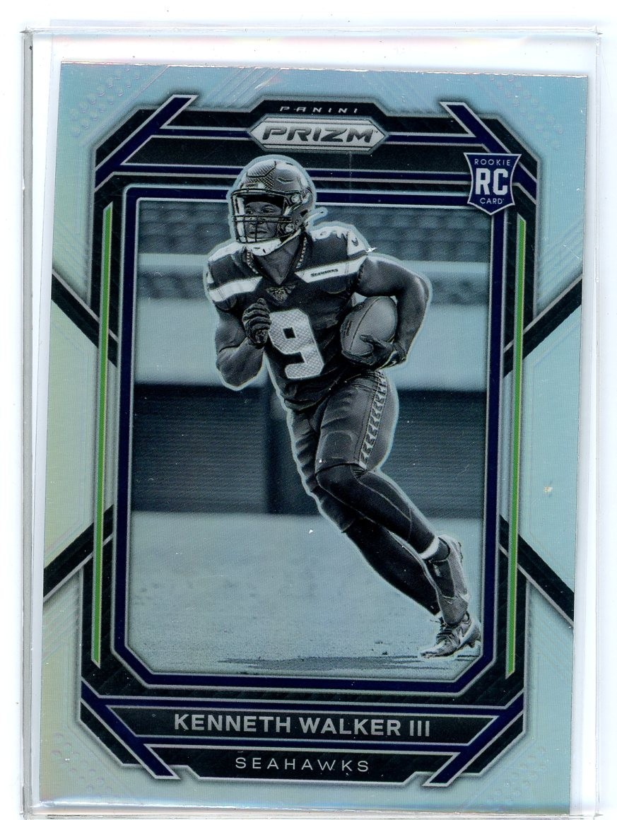 2022 Panini Prizm #318 Kenneth Walker III RC Variation Silver Prizm (DC)